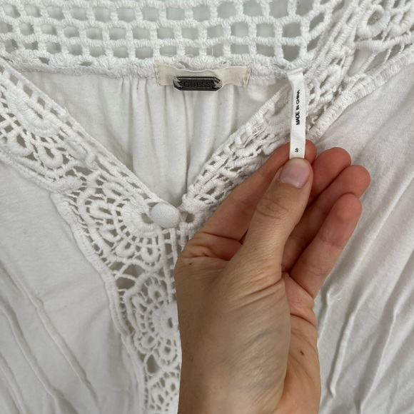 Guess Tank- crochet detailed top - Picture 5 of 5
